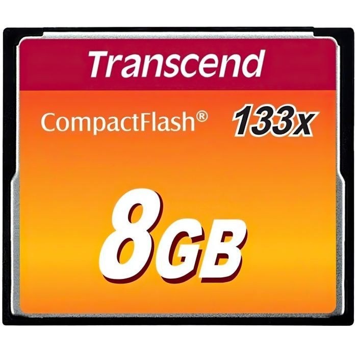 Карта памяти Transcend 8Gb Compact Flash 133x (TS8GCF133)
