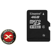 Карта памяти Kingston 4Gb microSDHC class 4 (SDC4/4GBSP)