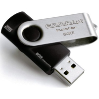 USB флеш накопитель Goodram 8Gb Twister (PD8GH2GRTSKR9)