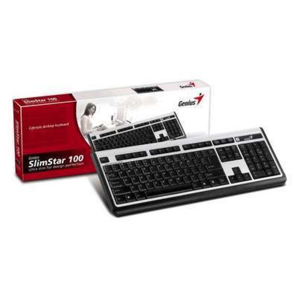 Клавіатура Genius SlimStar 100, PS/2 (31300667106)