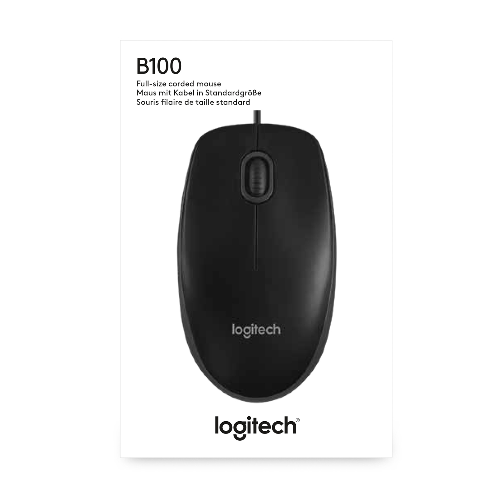 Мышка Logitech B100 White (910-003360) изображение 7