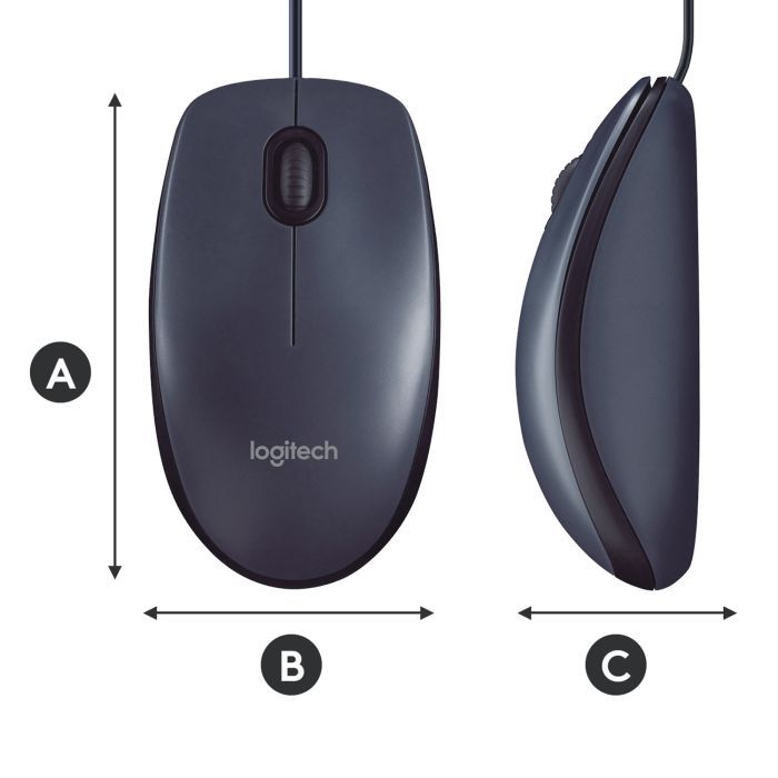Мышка Logitech B100 Black (910-003357) изображение 8