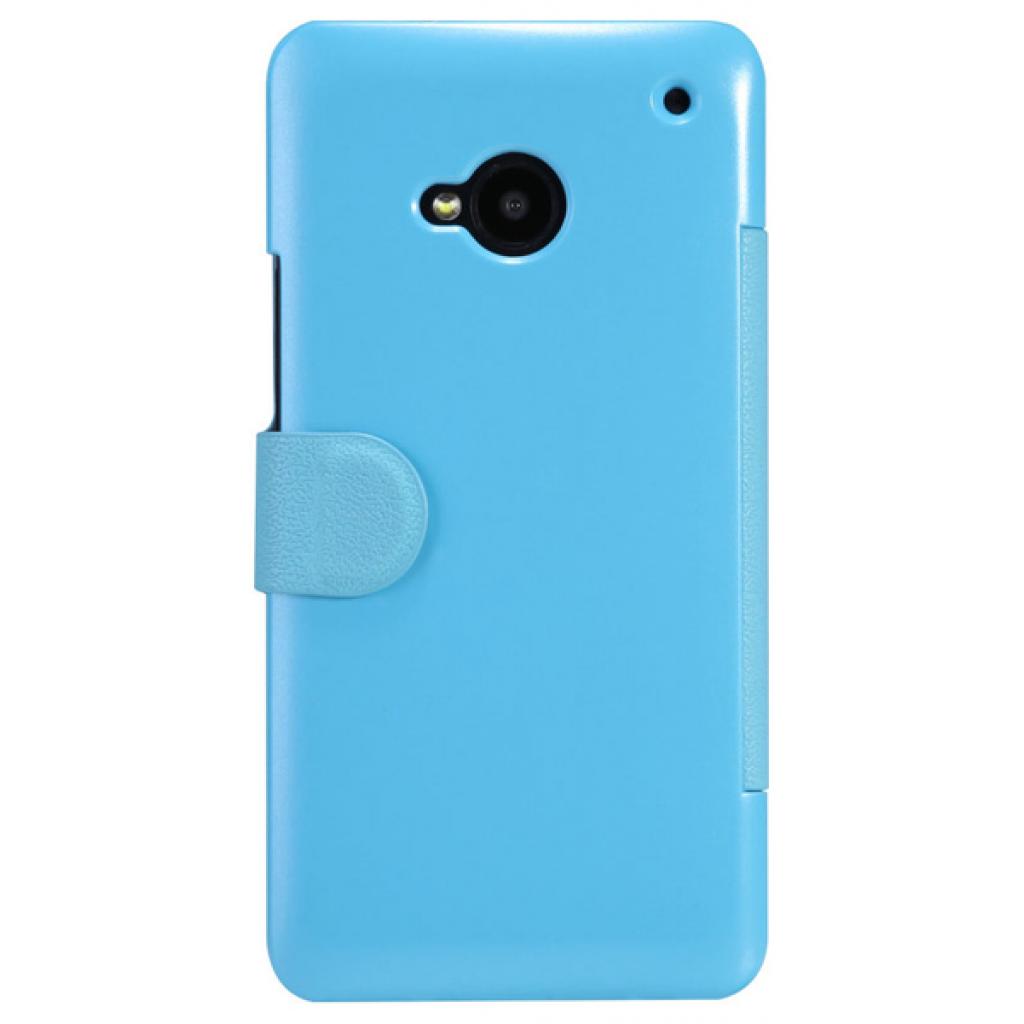Чехол для мобильного телефона Nillkin для HTC ONE/M7- Fresh/ Leather/Blue (6076832) изображение 2