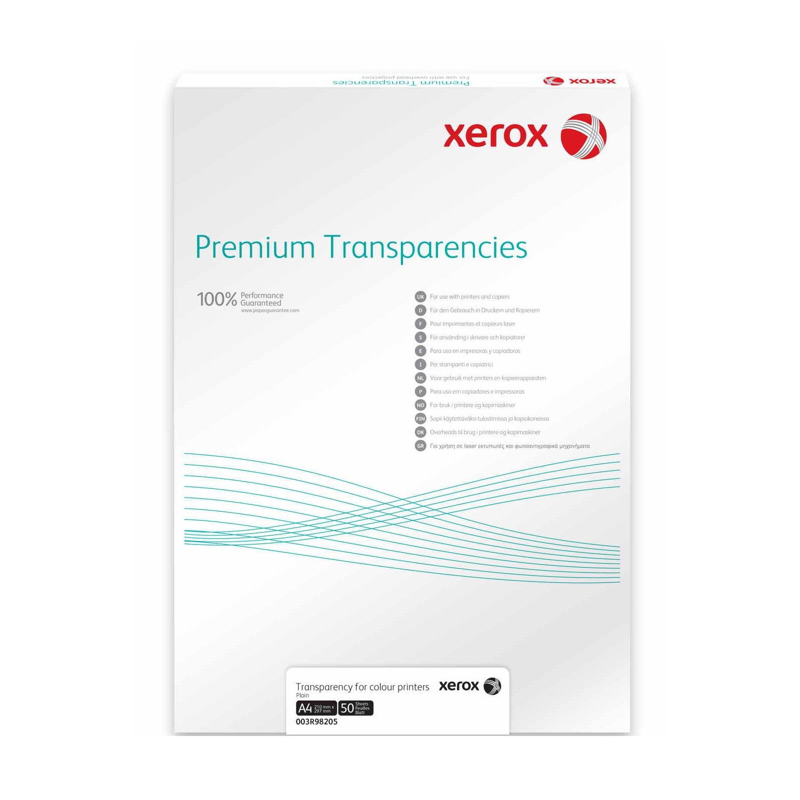 Плівка для друку Xerox A4 Universal Transparency +14mm Removable Stripe/100л (003R98198)