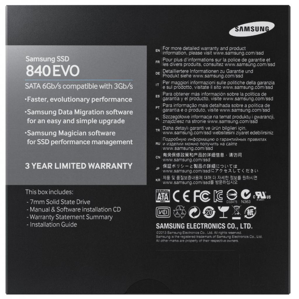 Накопитель SSD 2.5" 120GB Samsung (MZ-7TE120KW) изображение 8