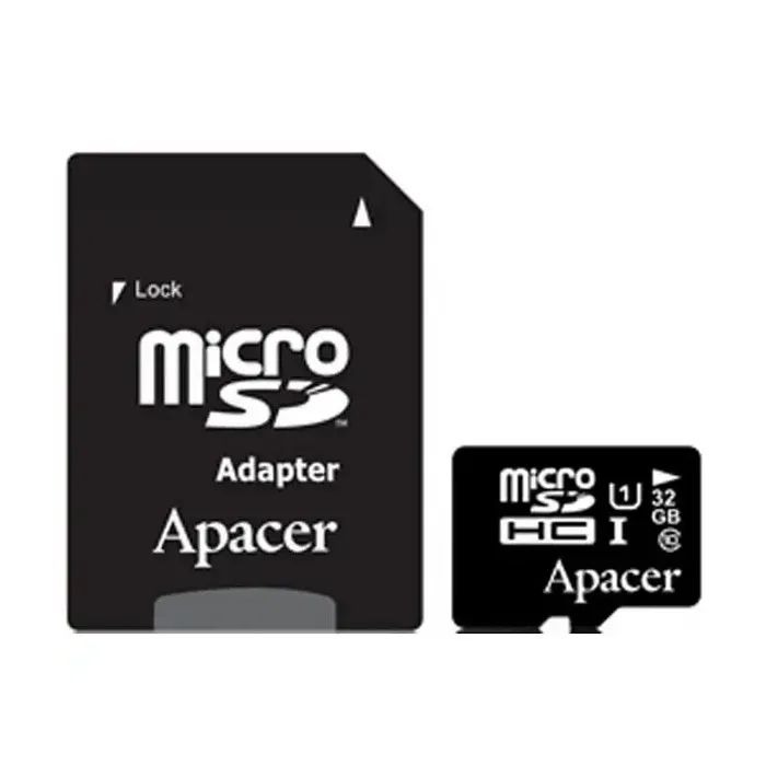 Карта памяти Apacer 32GB microSDHC UHS-I Class10 w/ 1 Adapter RP (AP32GMCSH10U1-R)
