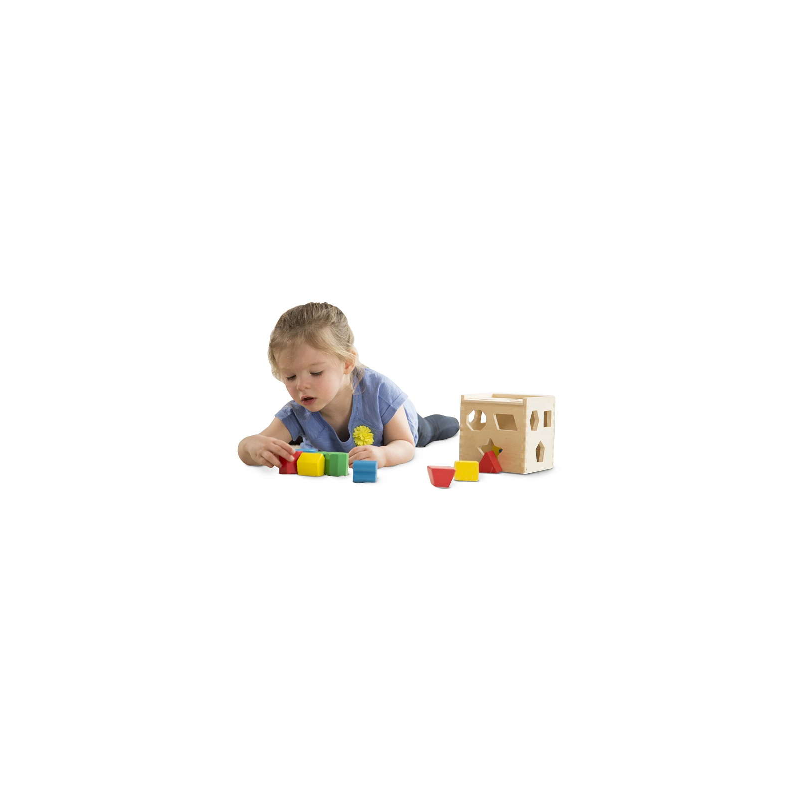 Развивающая игрушка Melissa&Doug Сортировочный куб (MD575) изображение 3