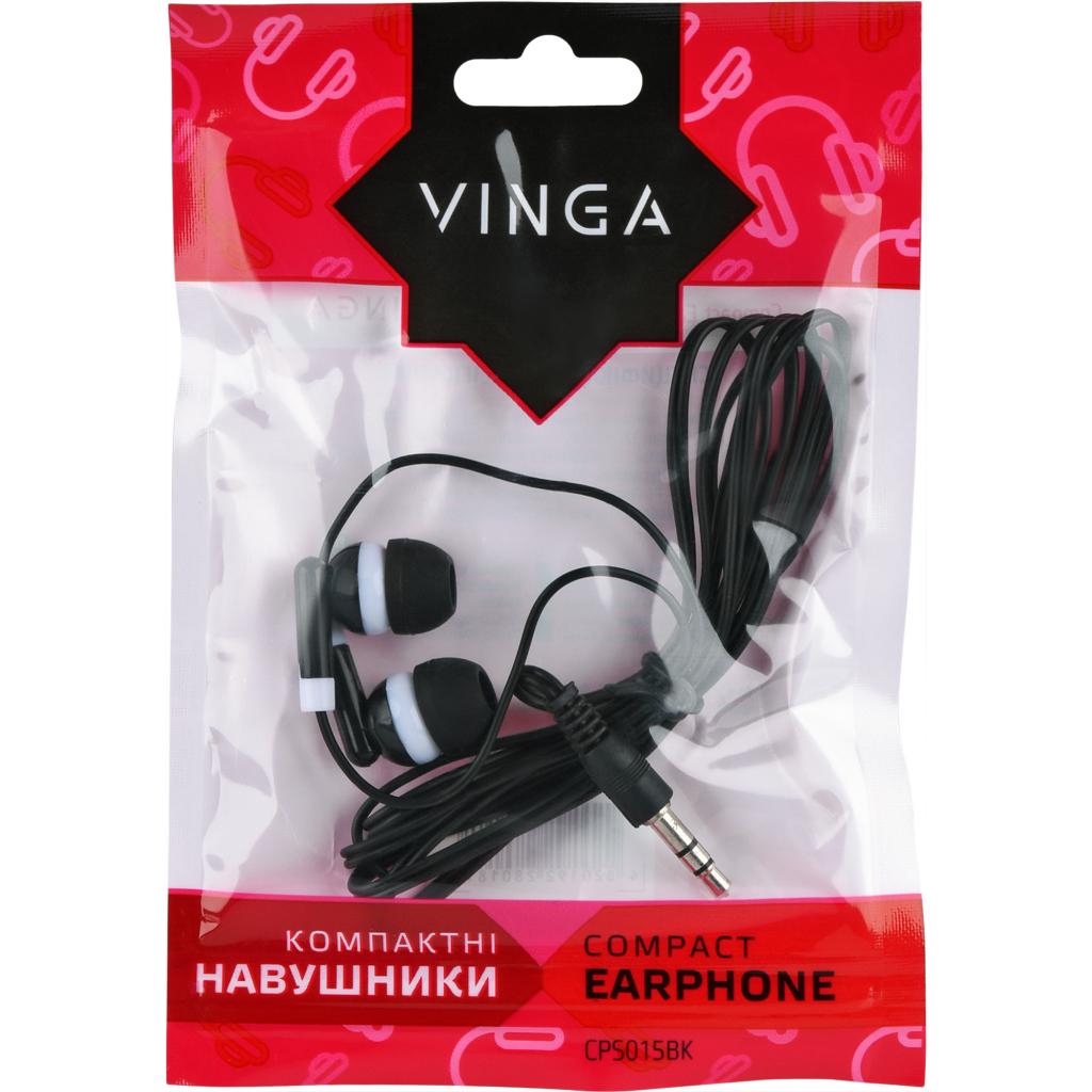 Навушники Vinga CPS015 Black (CPS015BK) зображення 4