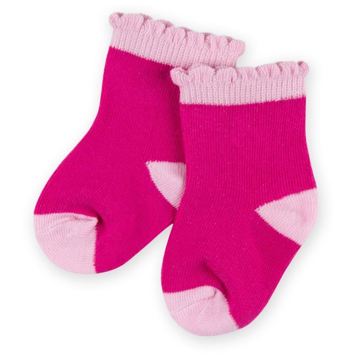 Шкарпетки дитячі Luvable Friends 3 пари кольорові, для дівчаток (23129.6-12 F) зображення 2