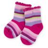 Шкарпетки дитячі Luvable Friends 3 пари кольорові, для дівчаток (23129.6-12 F) зображення 3