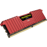 Модуль памяти для компьютера DDR4 8GB 2400 MHz Vengeance LPX Red Corsair (CMK8GX4M1A2400C14R) изображение 2