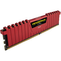 Модуль памяти для компьютера DDR4 8GB 2400 MHz Vengeance LPX Red Corsair (CMK8GX4M1A2400C14R) изображение 3