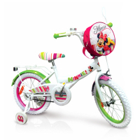 Детский велосипед Disney 14" Minnie Mouse со звонком и зеркалом (M1401)