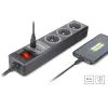 Мережевий подовжувач REAL-EL RS-3 USB CHARGE 1.8m, black (EL122500001) зображення 5