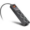 Мережевий подовжувач REAL-EL RS-3 USB CHARGE 1.8m, black (EL122500001) зображення 8