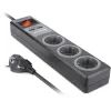 Мережевий подовжувач REAL-EL RS-3 USB CHARGE 1.8m, black (EL122500001) зображення 9