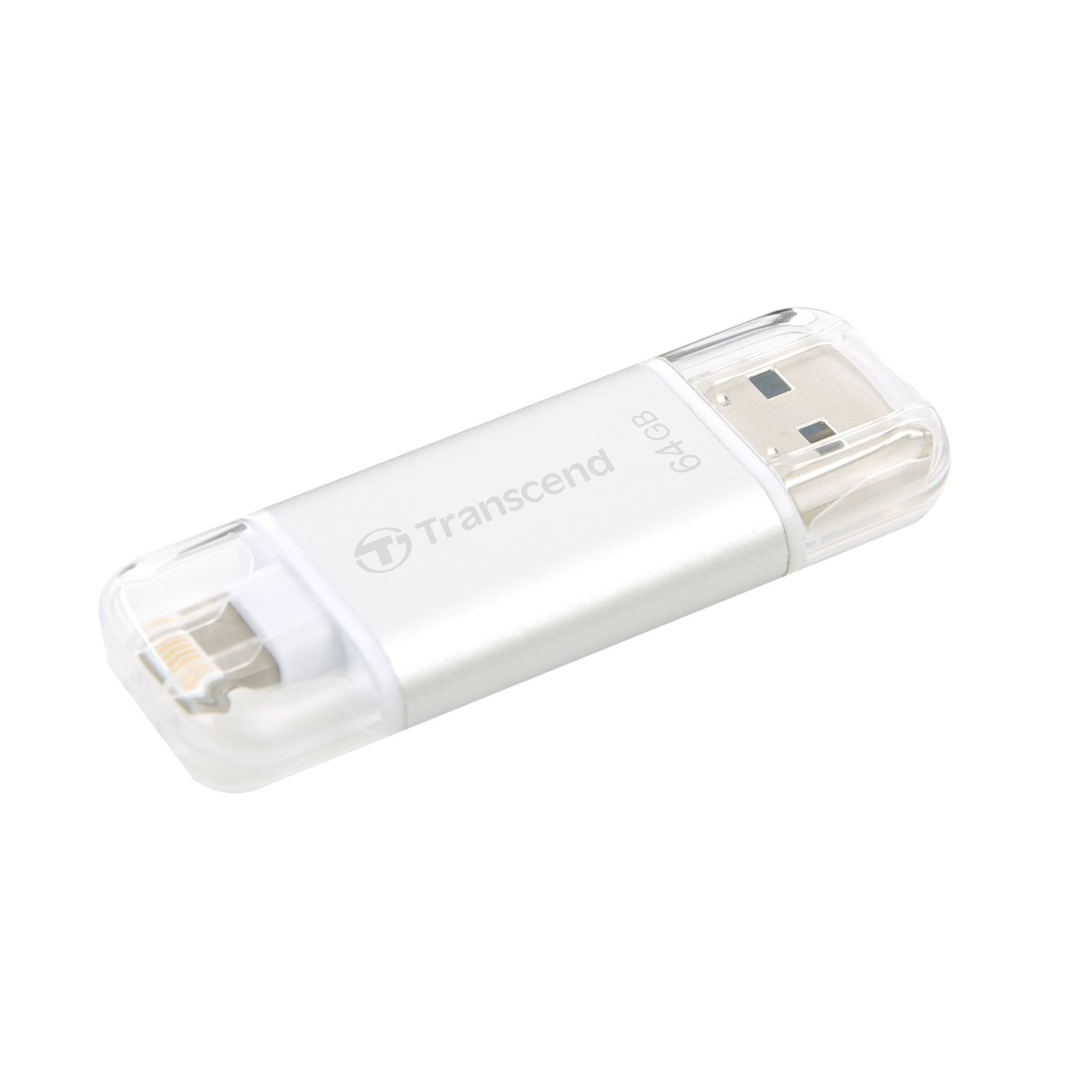 USB флеш накопичувач Transcend 64GB JetDrive Go 300 Silver USB 3.1 (TS64GJDG300S) зображення 2