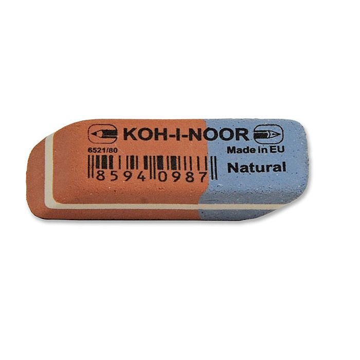 Ластик Koh-i-Noor combined eraser BlueStar, 6521/80 (6521080006KD)