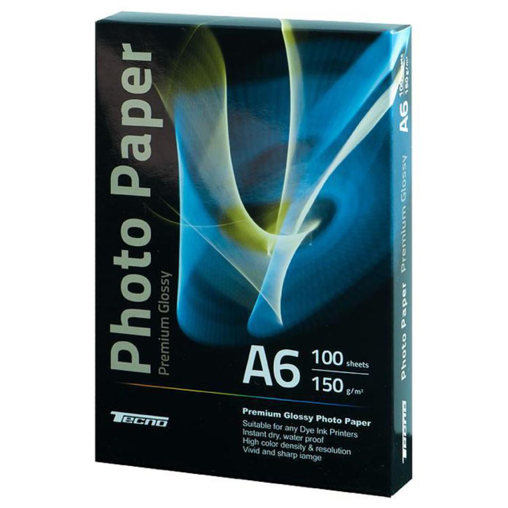 Фотопапір Tecno 10x15cm 150g 100 pack Glossy (150 A6 VP ED)