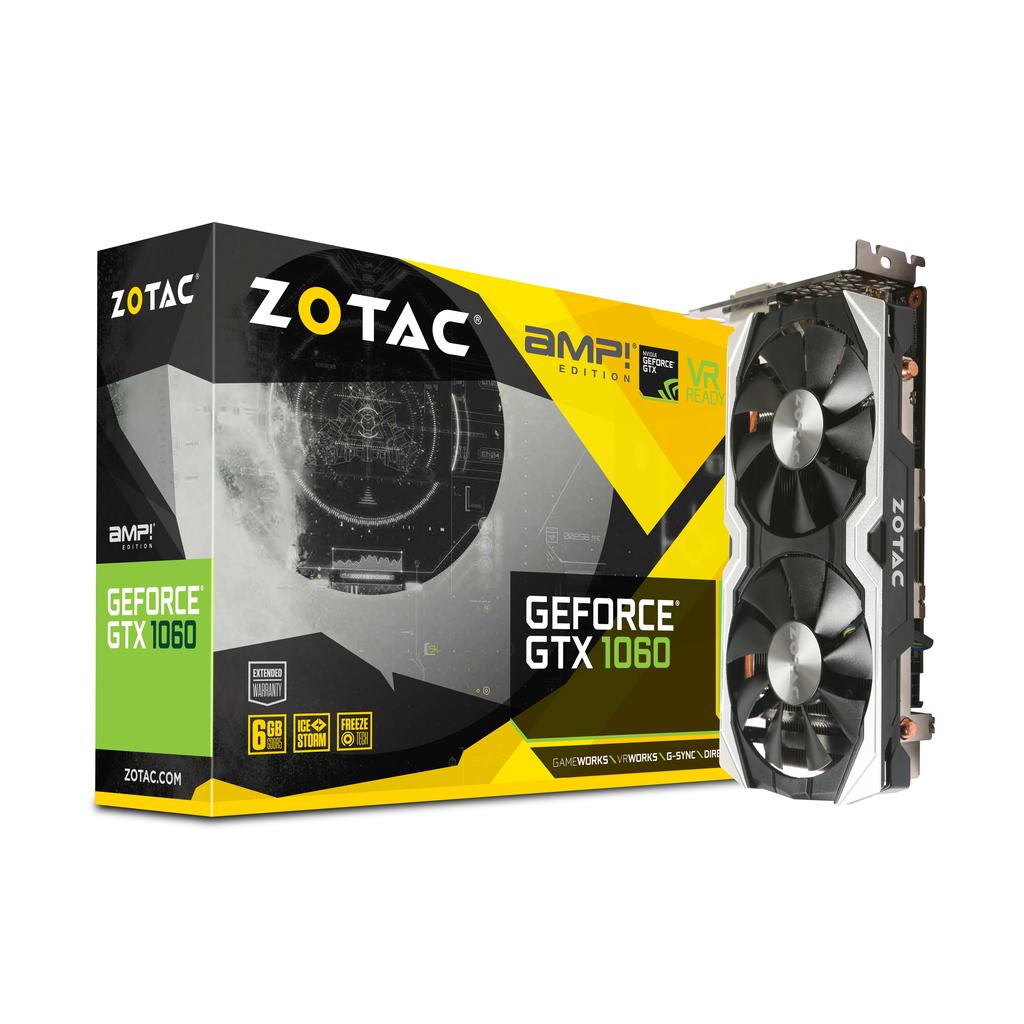 Видеокарта Zotac GeForce GTX1060 6144Mb AMP! Edition (ZT-P10600B-10M)