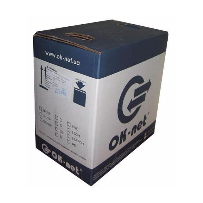 Кабель сетевой OK-Net UTP 500м cat.5e (U/UTP-cat.5Е) (КПВ-ВП (350) 4*2*0,51 / 500) изображение 2