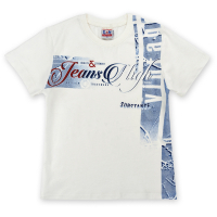 Футболка детская Breeze "Jeans High" (8757-140B-cream)