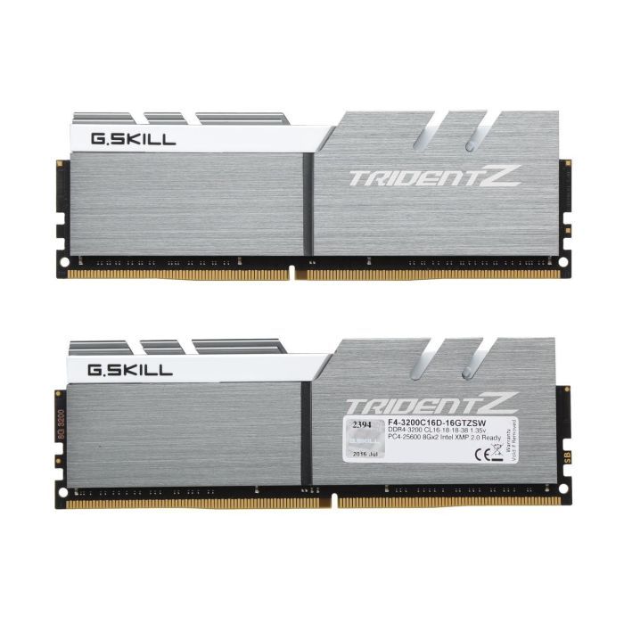 Модуль памяти для компьютера DDR4 32GB (2x16GB) 3200 MHz Trident Z G.Skill (F4-3200C16D-32GTZSW) изображение 2