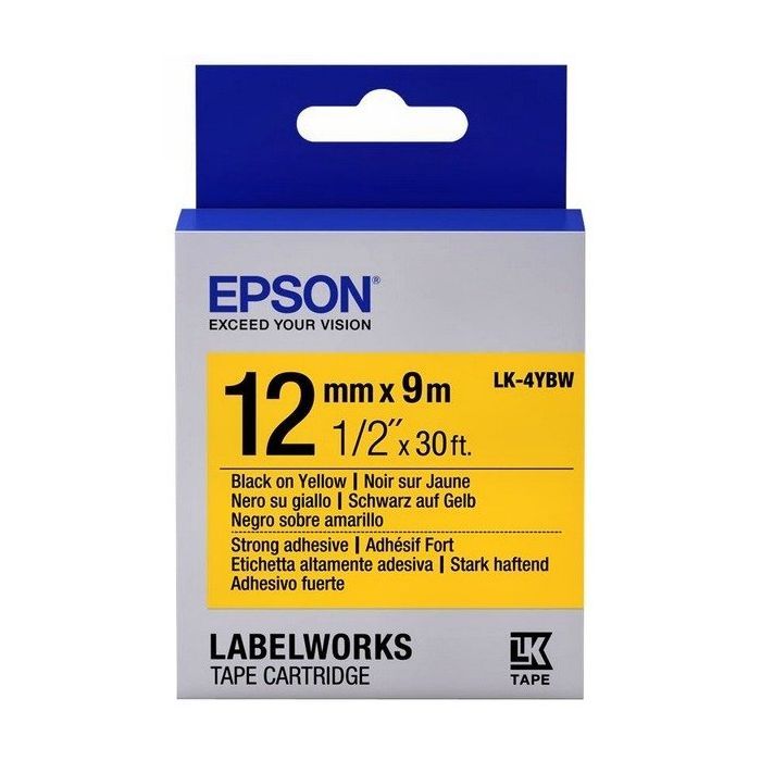 Стрічка для принтера етикеток Epson LK4YBW9 (C53S654014)