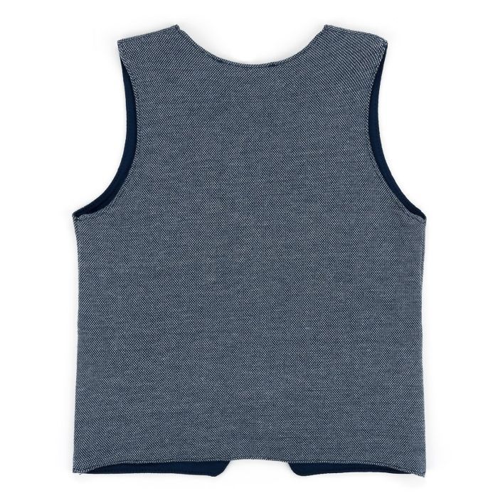 Жилет детский Breeze трикотажный с кармашками (10568-74B-blue) изображение 4
