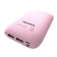 Батарея универсальная ADATA P10050 10050mAh PINK (AP10050-DUSB-5V-CPK) изображение 6