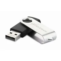 USB флеш накопитель eXceleram 16GB P1 Series Silver/Black USB 2.0 (EXP1U2SIB16) изображение 2