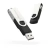 USB флеш накопитель eXceleram 16GB P1 Series Silver/Black USB 2.0 (EXP1U2SIB16)