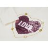 Кофта дитяча Breeze з аплікацією перевертишем "LOVE" (11227-110G-beige) зображення 3