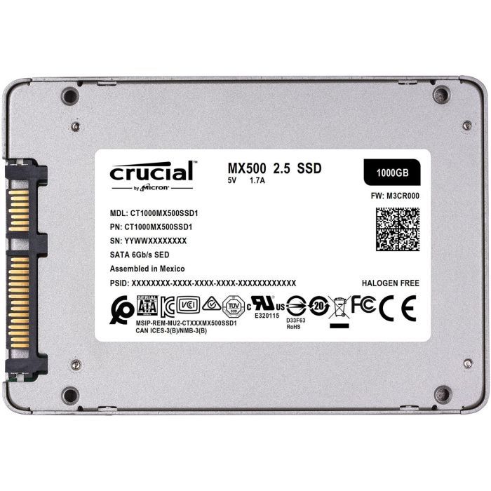 Накопитель SSD 2.5" 1TB Micron (CT1000MX500SSD1) изображение 3