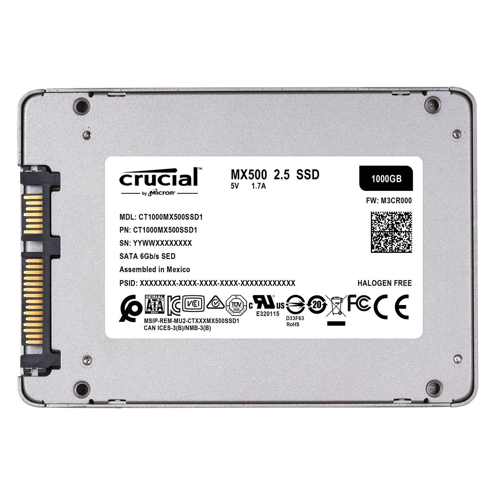 Накопитель SSD 2.5" 4TB Micron (CT4000MX500SSD1) изображение 3
