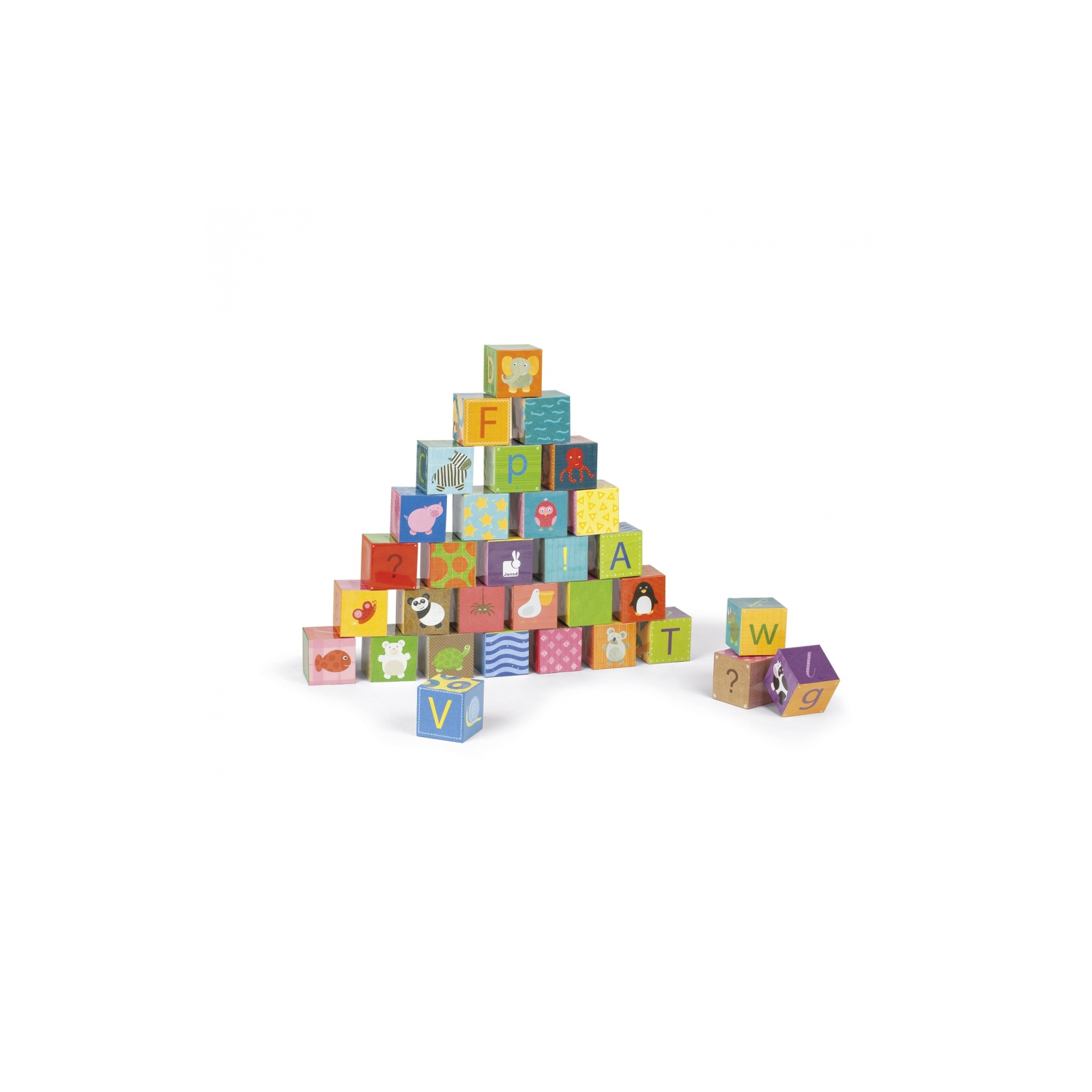 Кубики Janod Алфавит (картонные) (J02993) зображення 3