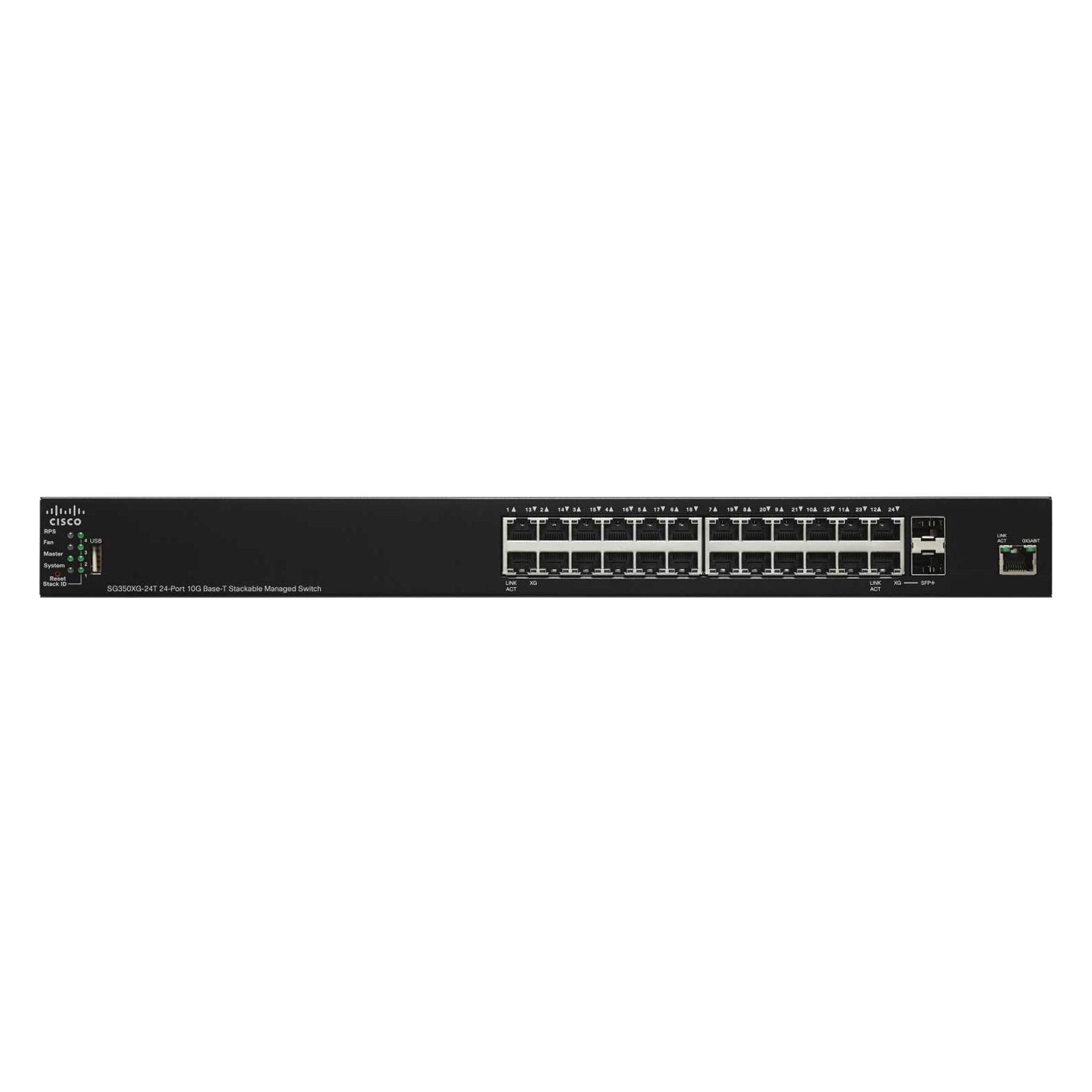 Комутатор мережевий Cisco SG350XG-24T-K9-EU зображення 2