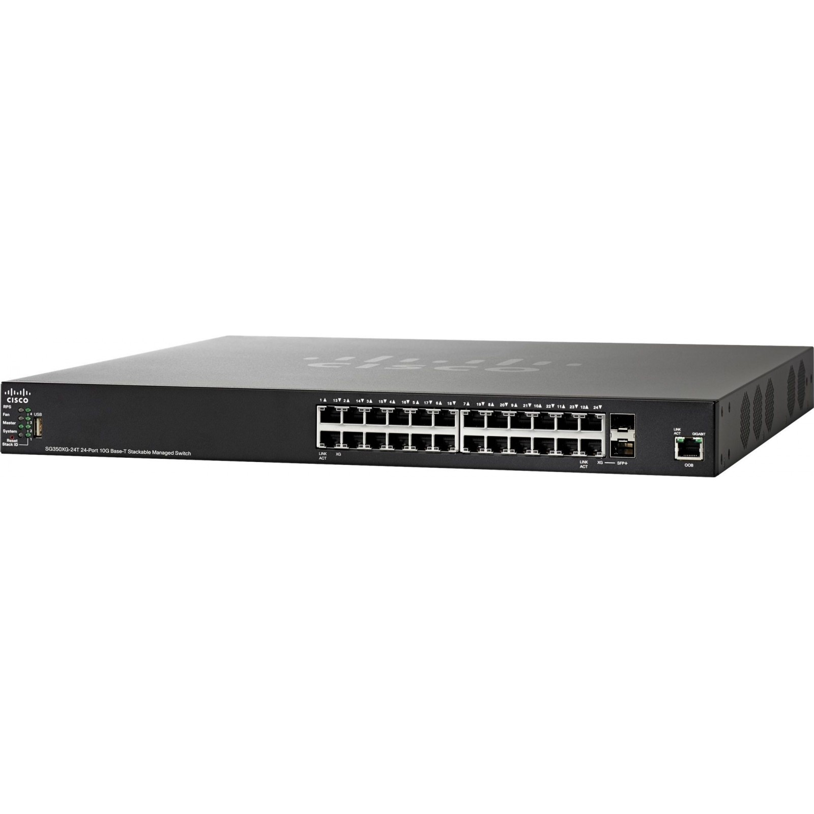 Комутатор мережевий Cisco SG350XG-24T-K9-EU