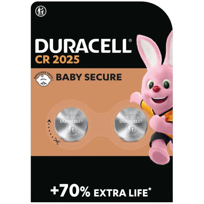 Батарейка Duracell CR 2025 / DL 2025 * 2 (5000394203907 / 5008922)