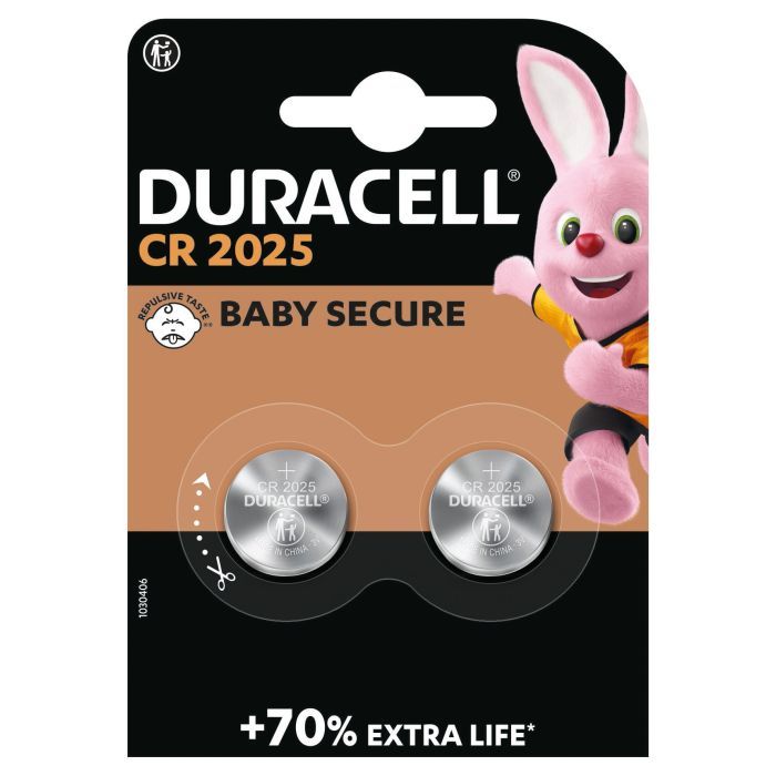 Батарейка Duracell CR 2025 / DL 2025 * 2 (5000394203907 / 5008922) изображение 2