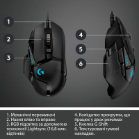 Мышка Logitech G502 Hero High Performance (910-005470) изображение 6