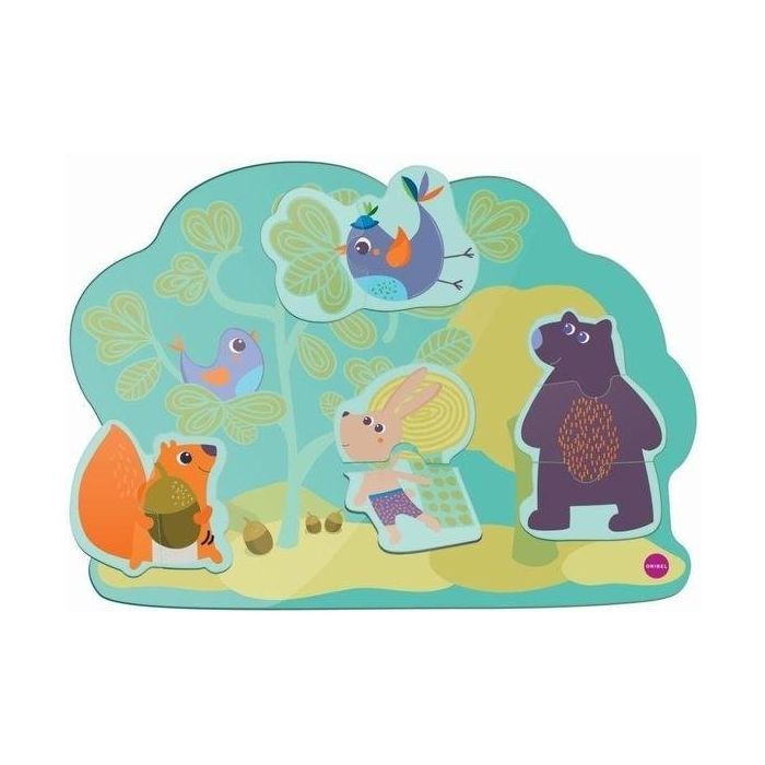 Развивающая игрушка Oribel Настенная Веселый кролик и его друзья (OR800-90001)