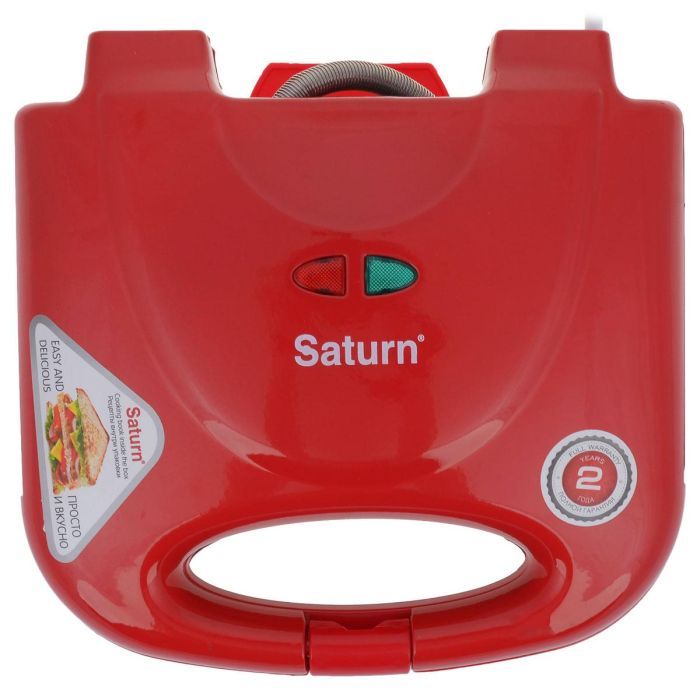 Сэндвичница Saturn ST-EC1082 Red изображение 2