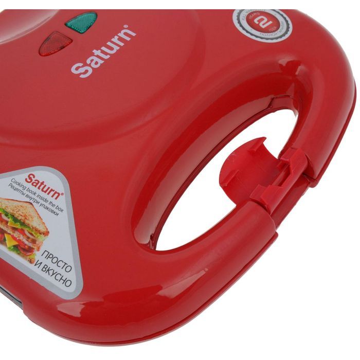 Сэндвичница Saturn ST-EC1082 Red изображение 6