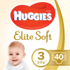 Подгузники Huggies Elite Soft 3 (5-9 кг ) Jumbo 40 шт (5029053572598_5029053547770)