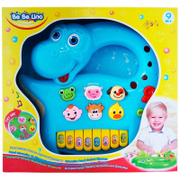 Развивающая игрушка BeBeLino Интерактивная панель Музыкальный динозавр (голубая) (58090-1) изображение 7