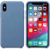 Чехол для мобильного телефона Apple iPhone XS Leather Case - Cornflower (MVFP2ZM/A)
