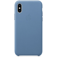 Чехол для мобильного телефона Apple iPhone XS Leather Case - Cornflower (MVFP2ZM/A) изображение 2