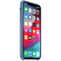 Чехол для мобильного телефона Apple iPhone XS Leather Case - Cornflower (MVFP2ZM/A) изображение 3