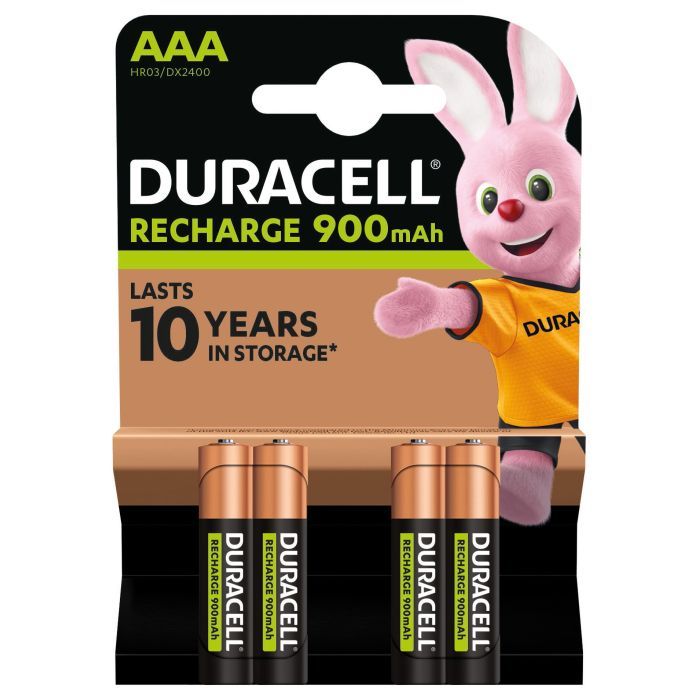 Аккумулятор Duracell AAA HR03 900mAh * 4 (5005015) изображение 2